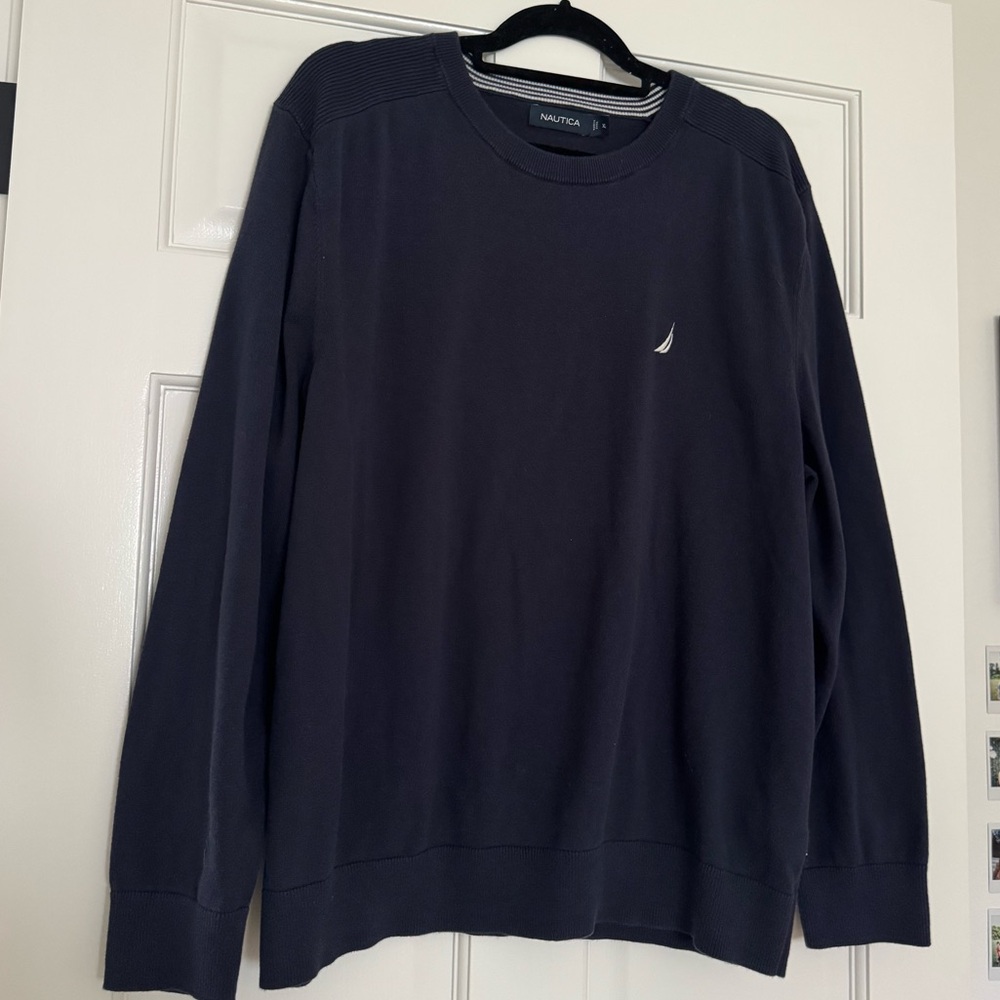 Nautica Men's Navy Crewneck Sweater